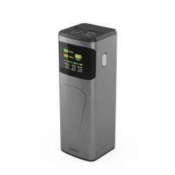 HAMA Външна батерия „High Power“, 200 W, 24000 mAh, 2x USB-C, USB-A, бързо зареждане