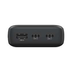 HAMA Външна батерия "PD10-W20", 10000 mAh, 3 изхода: 2 x USB-C, USB-A, Бързо зареждане