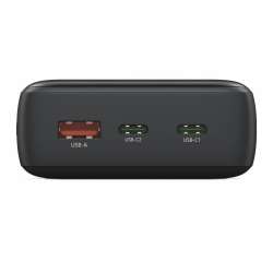 HAMA Външна батерия "PD20-W20", 20000 mAh, 3 изхода: 2 x USB-C, USB-A, Бързо зареждане