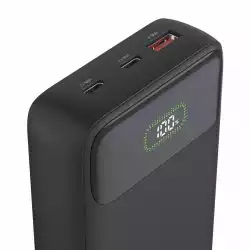 HAMA Външна батерия "PD20-W20", 20000 mAh, 3 изхода: 2 x USB-C, USB-A, Бързо зареждане