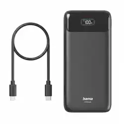 HAMA Външна батерия "PD27-W65", 27000 mAh, Изходи: 2xUSB-C, USB-A, Бързо зареждане