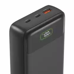 HAMA Външна батерия "PD27-W65", 27000 mAh, Изходи: 2xUSB-C, USB-A, Бързо зареждане