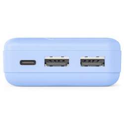 HAMA Външна батерия "Pocket 10", 10000 mAh, Изходи: 2x USB-A, син