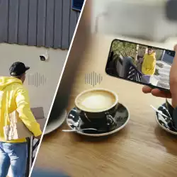 HAMA Wi-Fi камера 1080p, за външна употреба, нощно виждане, запис