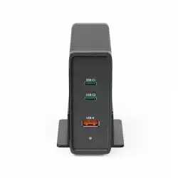 HAMA Зарядна станция 140W, USB-C, 3 порта, GaN, Power Delivery (PD)