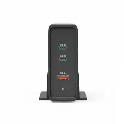HAMA Зарядна станция 140W, USB-C, 3 порта, GaN, Power Delivery (PD)