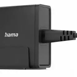 HAMA Зарядна станция 140W, USB-C, 3 порта, GaN, Power Delivery (PD)