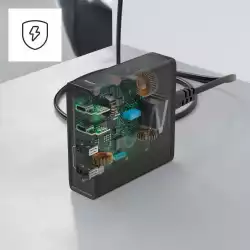 HAMA Зарядна станция 4 порта, 60W, 2 x USB-C, 2 x USB-A, PD, Fast Charge