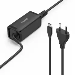 HAMA Зарядно за лаптоп USB-C PD, GaN, 5-20V/45 W