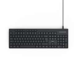 HAMA Жична клавиатура CK-200, кирилизирана, USB-A, USB-C, мулт.бутони