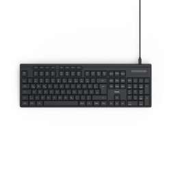 HAMA Жична клавиатура CK-200, кирилизирана, USB-A, USB-C, мулт.бутони