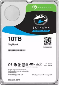 Хард диск SEAGATE SkyHawk AI ST10000VE001, 10TB, 256MB Cache, SATA 6.0Gb/s                          