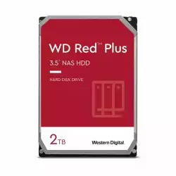 Хард диск WD Red PLUS NAS, 2TB, 5400rpm, Cache 64MB, SATA 3