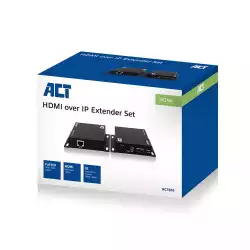 HDMI Extender (усилвател) ACT AC7850, 1080p @@ 60Hz, 100 м, Комплект