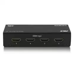 HDMI суич ACT AC7840, 5/1, 3Д, 4K@@30Hz, Черен