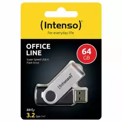 Intenso USB Flash Drive 3.2 64GB Office Line                          