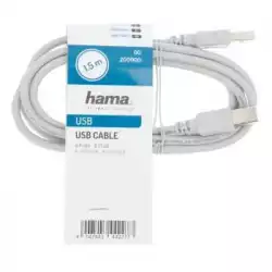 Кабел HAMA 200900 USB-A мъжко - USB-B мъжко, 1.5 м
