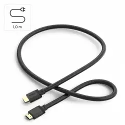 Кабел HDMI - HDMI Ultra HD, 8K, 48 Gbit/s, Ethernet, позл.конектори, 1 м
