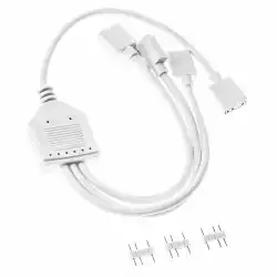 Кабел Kolink ARGB 1-3 Сплитер - 30 cm Бял