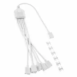 Кабел Kolink ARGB 1-6 Сплитер - 30 cm Бял