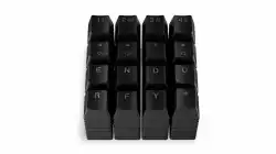 Капачки за механична клавиатура ENDORFY - 124 бр PBT - Черно