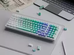 Капачки за механична клавиатура Keychron Cherry Profile Dye-Sub PBT Full Keycap Set - Cloud and Snow                          