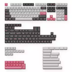 Капачки за механична клавиатура Keychron Cherry Profile Double - Shot PBT Full Set 219 Keycaps - Dolch Pink                          