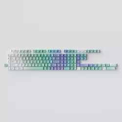 Капачки за механична клавиатура Keychron Cherry Profile Dye-Sub PBT Full Keycap Set - Cloud and Snow