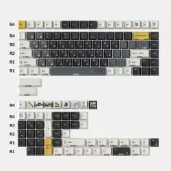 Капачки за механична клавиатура Keychron Cherry Profile Dye-Sub PBT Full Keycap Set - Retro Garage
