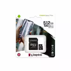 Карта памет Kingston Canvas Select Plus microSDXC 512GB Карта памет Kingston Canvas Select Plus microSDXC 512GB