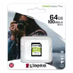 Карта памет Kingston Canvas Select Plus SD, 64GB Карта памет Kingston Canvas Select Plus SD, 64GB