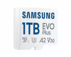 Карта памет Samsung EVO+, 1 TB, mSD + Адаптер, карта microSDXC