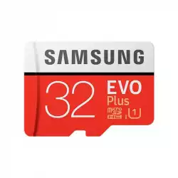 Карта памет Samsung MicroSD EVO Plus 32GB, Class 10, с адаптер Карта памет Samsung MicroSD EVO Plus 32GB, Class 10, с адаптер