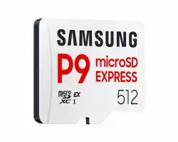 Карта памет Samsung microSDXC, 512GB P9 Express , 800 MB/s, UHS-I 90 MB/s U3, V30, A1                          