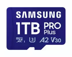Карта памет Samsung PRO Plus 1 TB, microSDXC UHS-I Class 10, с адаптер