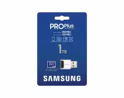 Карта памет Samsung PRO Plus 1 TB, microSDXC UHS-I Class 10, с адаптер