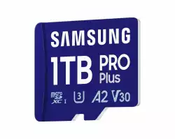 Карта памет Samsung PRO Plus 1 TB, microSDXC UHS-I Class 10, с адаптер