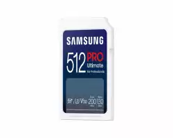 Карта памет Samsung PRO Ultimate Full-Size, SDXC UHS-I, 512GB, U3, V30, USB Адаптер