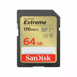 Карта памет SANDISK Extreme SDXC, 64GB                          