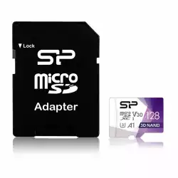 Карта памет Silicon Power Superior Pro, 128GB, microSDXC, Class 10, SD Adapter                          