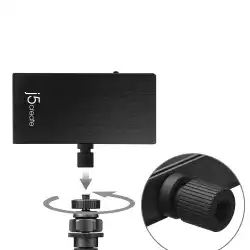 Кепчер адаптер j5 create JVA02, HDMI към USB-C, PD, Черен                          