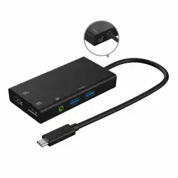 Кепчер j5create JVA01, HDMI - HDMI, USB-C хъб, Черен                          