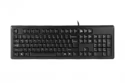 Жична клавиатура A4tech KR92, USB, Черна, кирилизирана                          