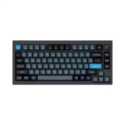 Клавиатура Keychron Q1 Pro Black-Blue QMK TKL K Pro Brown Switch RGB LED PBT                          