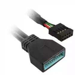 Kolink USB адаптер от USB 2.0 8-pin към USB 3.0 19-pin - 0.15m                          