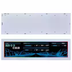 Команден панел Lian Li 8.8" Universal Screen - White                          
