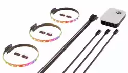 Комплект 3бр ARGB  LED Ленти HYTE LS10 - 330 mm + NP50                          