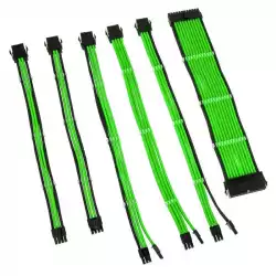 Комплект оплетени кабели Kolink Core, Green