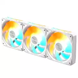 Комплект вентилатори 3-Pack GIGABYTE AORUS EZ CHAIN FAN 120 ICE, 120x120x25mm ARGB