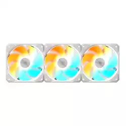 Комплект вентилатори 3-Pack GIGABYTE AORUS EZ CHAIN RVS FAN 120 ICE, 120x120x25mm ARGB